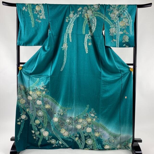 訪問着 美品 名品 172cm 68cm 正絹