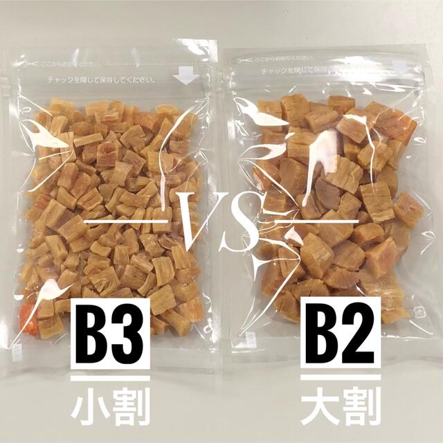 ホタテ貝柱　北海道産乾燥帆立貝柱　割れ品（B2）100g　貝柱　加工食品