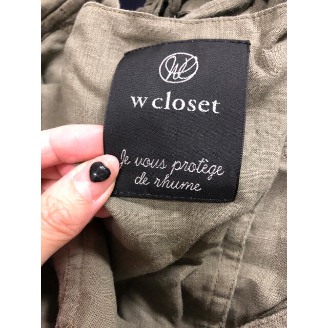 w closet(ダブルクローゼット)のwcloset リネン シャツジャケット レディースのトップス(シャツ/ブラウス(長袖/七分))の商品写真