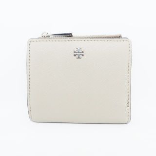 トリーバーチ(Tory Burch)のトリーバーチ 2つ折り財布美品  - グレー(財布)