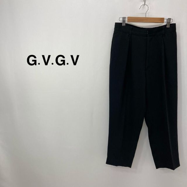 G.V.G.V.(ジーヴィジーヴィ)のG.V.G.V. ジーブイジーブイ テーパードパンツ ブラック レディース レディースのパンツ(カジュアルパンツ)の商品写真