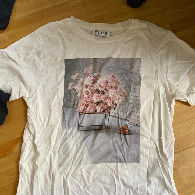 Drawer(ドゥロワー)のFjura Tシャツ　S レディースのトップス(Tシャツ(半袖/袖なし))の商品写真