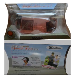 セイコー(SEIKO)の【未使用品】SOLEIL/ソレイユ GOLF サングラス 小 レッド セイコー(サングラス/メガネ)