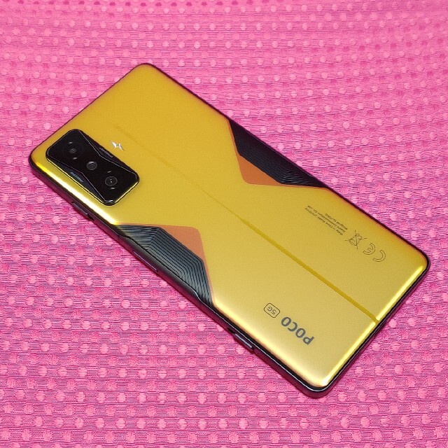 超美品 POCO F4 GT 日本版 8/128GB Cyber YELLOW