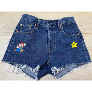 リーバイス(Levi's)のLEVI’S × ｽｰﾊﾟｰﾏﾘｵﾌﾞﾗｻﾞｰｽﾞコラボ501 ショートパンツ(ショートパンツ)