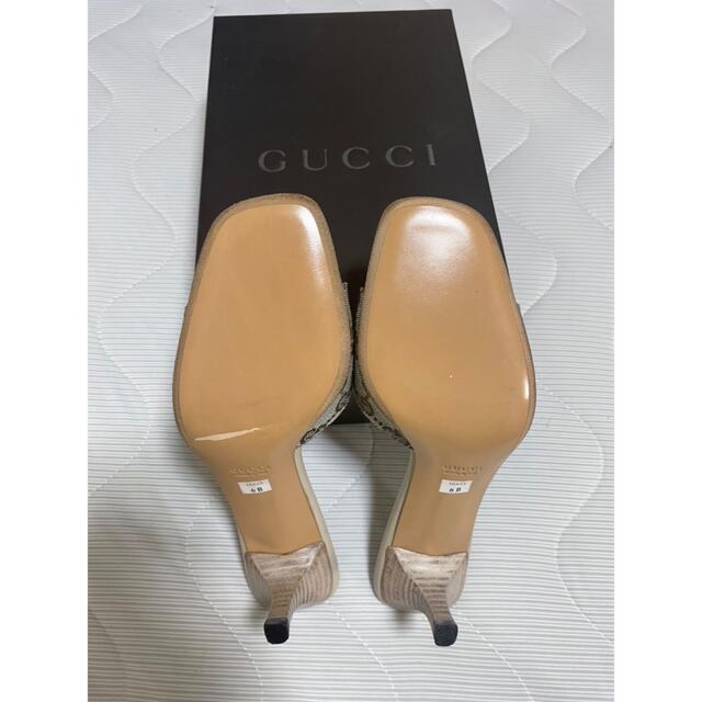 Gucci(グッチ)のGUCCI 美品 ミュール　サンダル　サイズ6    24.5cm レディースの靴/シューズ(ミュール)の商品写真