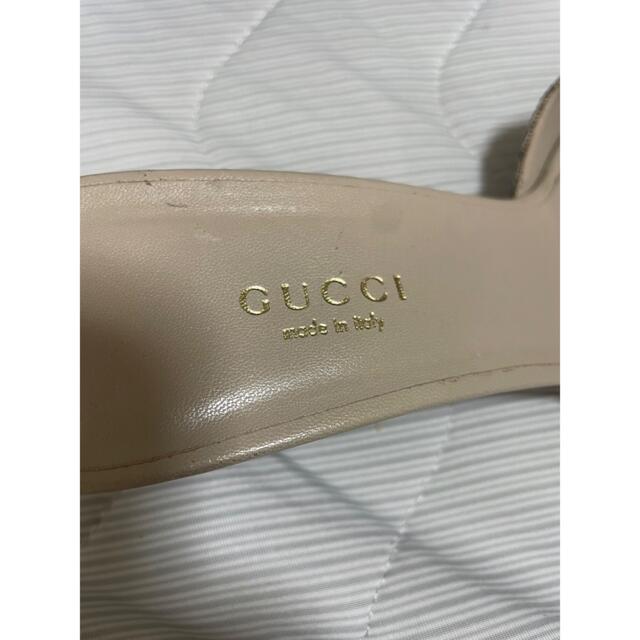 Gucci(グッチ)のGUCCI 美品 ミュール　サンダル　サイズ6    24.5cm レディースの靴/シューズ(ミュール)の商品写真