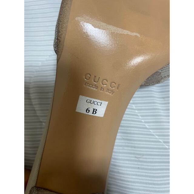 Gucci(グッチ)のGUCCI 美品 ミュール　サンダル　サイズ6    24.5cm レディースの靴/シューズ(ミュール)の商品写真