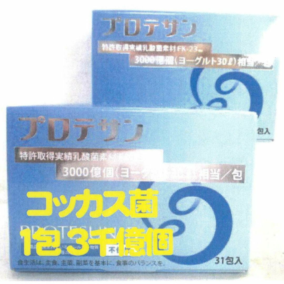 プロテサンB31包入2箱・ニチニチ製薬・ヒト由来コッカス菌1包3千億個・送料無料