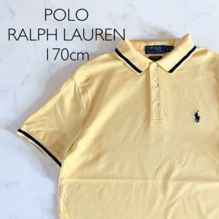 ポロラルフローレン(POLO RALPH LAUREN)の【美品】170cm ポロラルフローレン ポロシャツ 黄色 カジュアル 上品(ポロシャツ)