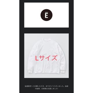 ワンエルディーケーセレクト(1LDK SELECT)のennoy エンノイ The ProfessionalロンT白Lスタイリスト私物(Tシャツ/カットソー(七分/長袖))