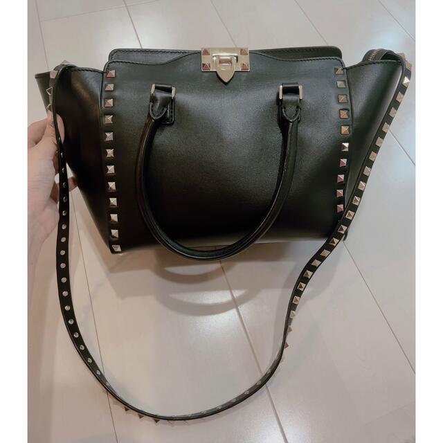 【値下げ中】ヴァレンティノ　VALENTINO   ハンドバッグ　ロックスタッズ