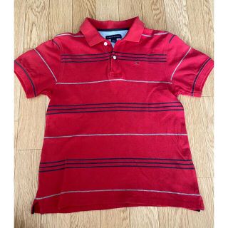 トミーヒルフィガー(TOMMY HILFIGER)のTommy トミーヒルフィガー　ポロシャツ　120 レッド(Tシャツ/カットソー)