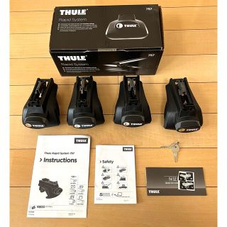 人気 【廃盤希少】THULE RAPID(スーリー) ルーフレールフットTH757