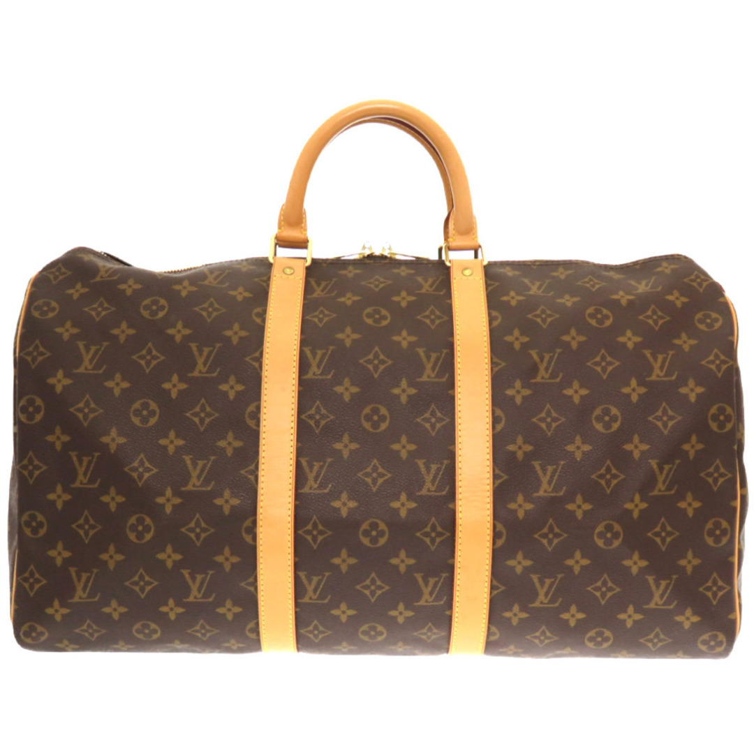 ファスナーなし美品 ルイヴィトン モノグラム キーポル50 M41426 ボストンバッグ LV 0054LOUIS VUITTON