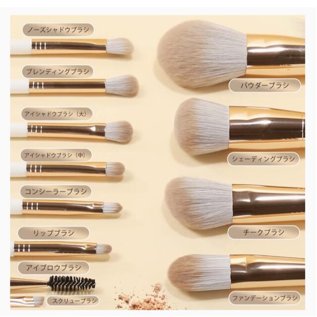 【新品】BESTOOL メイクブラシセット コスメ/美容のメイク道具/ケアグッズ(ブラシ・チップ)の商品写真