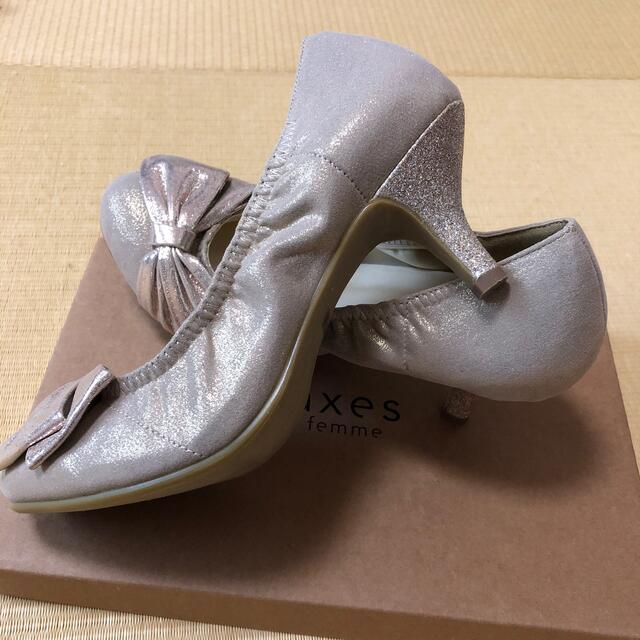 axes femme(アクシーズファム)の新品　希少　パンプス　axes femme パーティー　結婚式　サイズL レディースの靴/シューズ(ハイヒール/パンプス)の商品写真