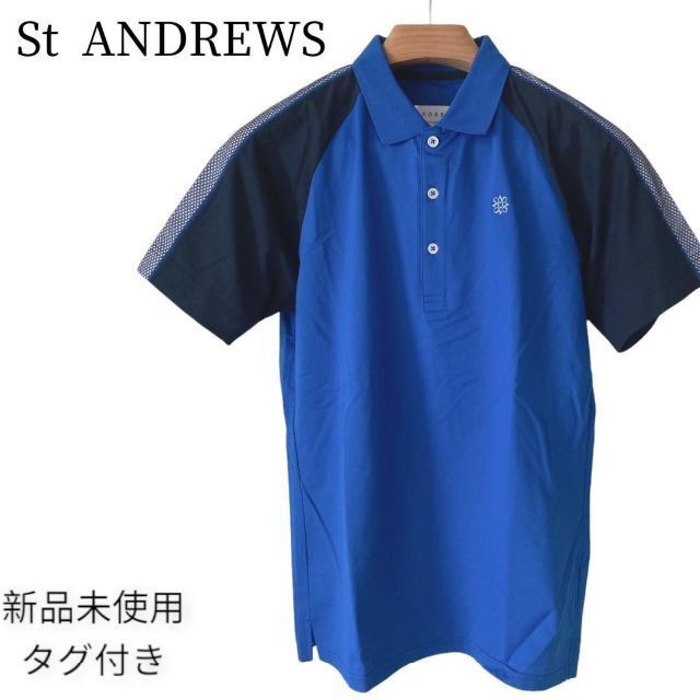 St ANDREWS クールマックス ハイゲージハニカムラグラン ポロシャツ M 海外並行輸入正規品 4800円引き 