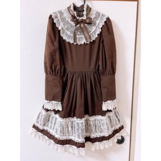 イノセントワールド ワンピース(ブラウン/茶色系)の通販 100点以上 買い得な福袋 イノセントワールド コレットワンピース ひざ丈ワンピース