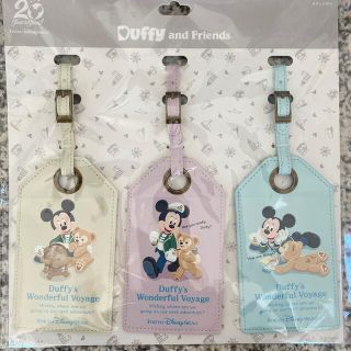 ディズニー(Disney)のディズニー ワンダフルヴォヤッジ ラゲッジタグ 新品未使用 ブルー(キャラクターグッズ)