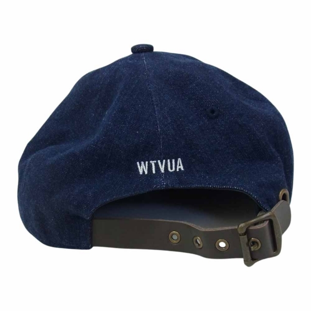 W)taps(ダブルタップス)のWTAPS ダブルタップス 帽子 21AW 212HCDT-HT05 T-6H 01 CAP 6パネル ロゴ 刺繍 デニム キャップ インディゴブルー系【中古】 メンズの帽子(その他)の商品写真
