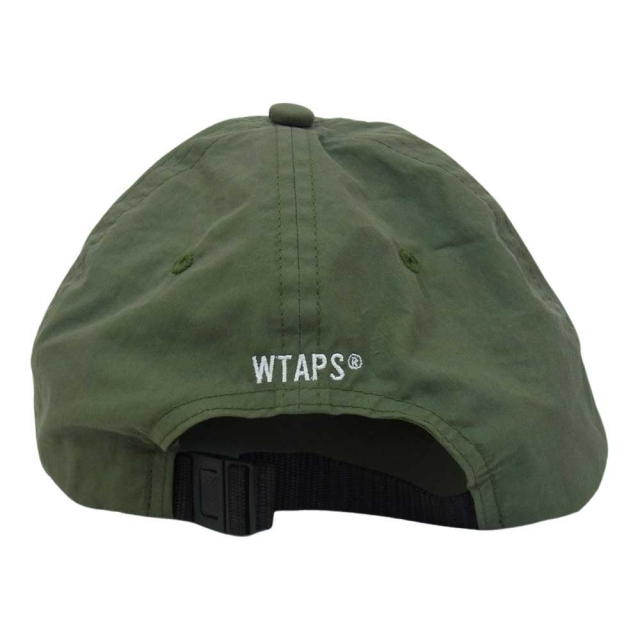 W)taps(ダブルタップス)のWTAPS ダブルタップス 帽子 21AW 212HCDT-HT10 T-6L 03 CAP 6パネル ロゴ 刺繍 ナイロン キャップ カーキ系【中古】 メンズの帽子(その他)の商品写真