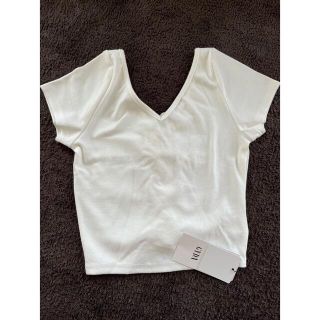 ジェイダ(GYDA)の値下げ大チャンス❣️早い者勝ち❣️GYDAワッフル2WAYスピンドルTシャツ(Tシャツ(半袖/袖なし))