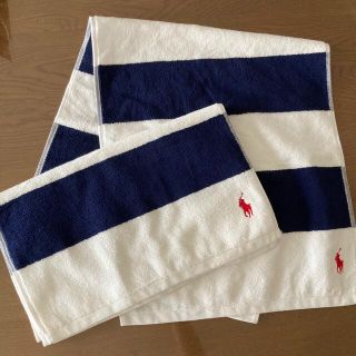 ポロラルフローレン(POLO RALPH LAUREN)のラルフローレン　フェイスタオル　二枚セット　新品未使用　タオル　ポロ(タオル/バス用品)