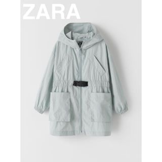 ザラキッズ(ZARA KIDS)の164 ZARA ザラ スポーティモッズコート ブルゾン サックス(コート)