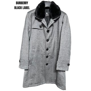 バーバリーブラックレーベル(BURBERRY BLACK LABEL)の匿名発送　美品　BURBERRY BLACK LABEL 中綿ファーコート　M(トレンチコート)