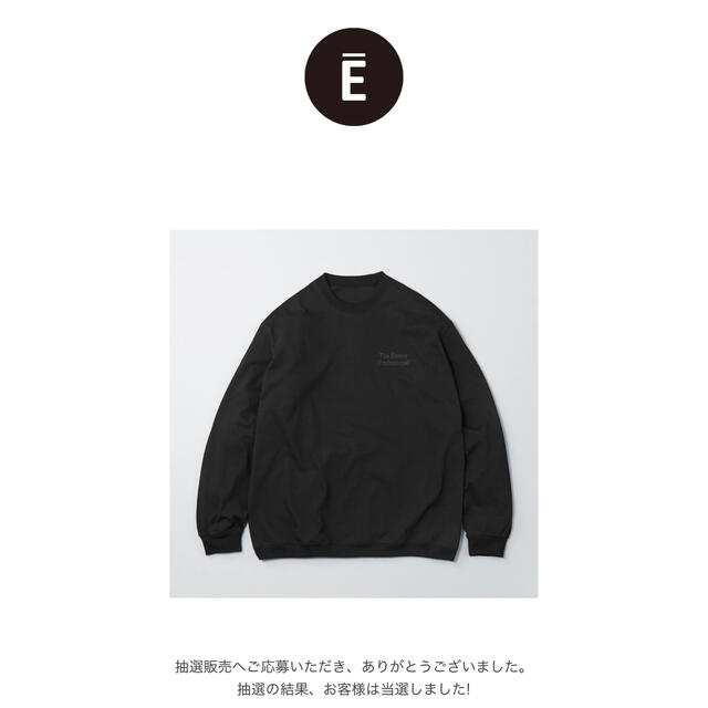 ennoy ロングスリーブ　tシャツエンノイ