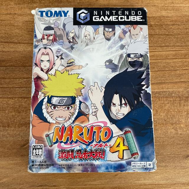 NARUTO－ナルト－ 激闘忍者大戦！ 4 GC エンタメ/ホビーのゲームソフト/ゲーム機本体(家庭用ゲームソフト)の商品写真