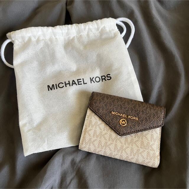 Michael Kors(マイケルコース)のMICHEAL KORS 二つ折財布 ブラウン レディースのファッション小物(財布)の商品写真