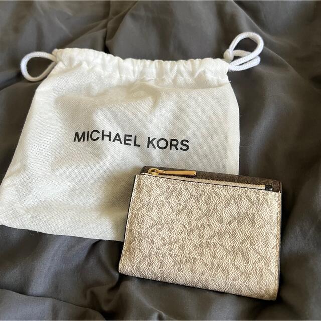 Michael Kors(マイケルコース)のMICHEAL KORS 二つ折財布 ブラウン レディースのファッション小物(財布)の商品写真