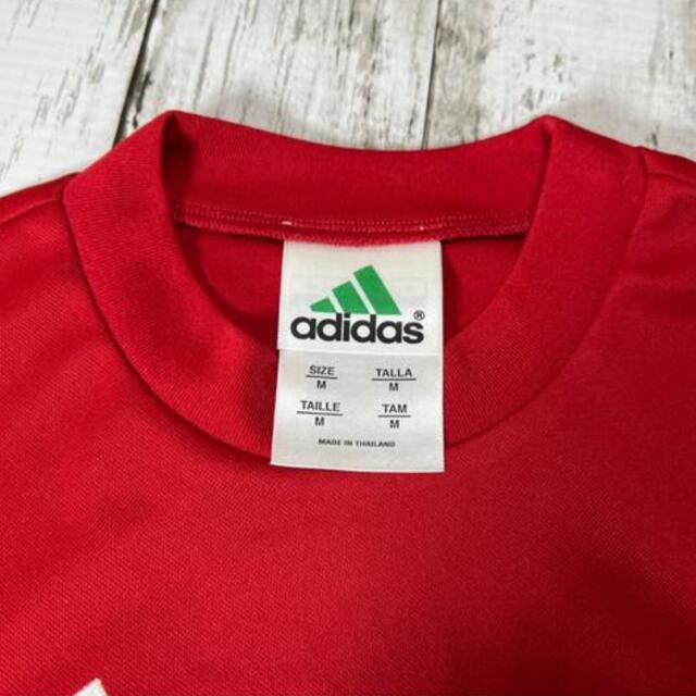 adidas(アディダス)の新品未使用⭐️adidasサッカーセットアップ⭐️110〜120cm⭐️レッド キッズ/ベビー/マタニティのキッズ服男の子用(90cm~)(その他)の商品写真