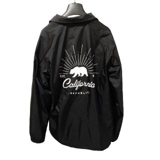 スタンダードカリフォルニア(STANDARD CALIFORNIA)の残りわずか！！カリフォルニアコーチジャケット　Sサイズ　ブラック　STUSSY(ナイロンジャケット)