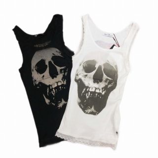 ヒステリックグラマー(HYSTERIC GLAMOUR)のヒステリックグラマー スカル プリント タンクトップ 2点 セット まとめ売り(タンクトップ)