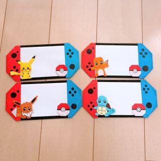 ポケモン　キャラクター折り紙　switch型メッセージカード(キャラクターグッズ)