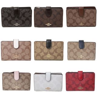 コーチ(COACH)のコーチ COACH 二つ折り財布 レザー ウォレット f23553 IMF8Q(財布)