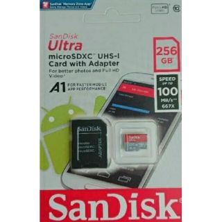 数量限定　Sandisk microsd 256GB(その他)