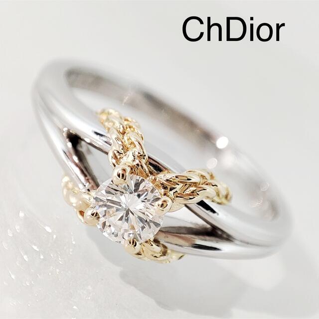 ChDIOR Pt950/750 コンビ ダイヤ リング ジュウル(神楽坂宝石