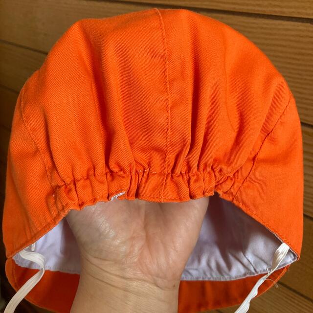 幼児　幼稚園　オレンジ帽子 キッズ/ベビー/マタニティのこども用ファッション小物(帽子)の商品写真