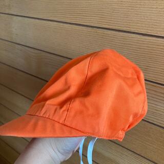 幼児　幼稚園　オレンジ帽子(帽子)
