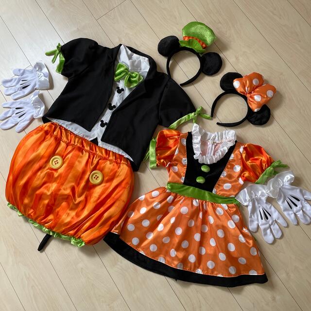 ディズニー ハロウィン 仮装 ミッキー ミニー コスチューム 衣装 カチューシャの通販 By ままま ラクマ