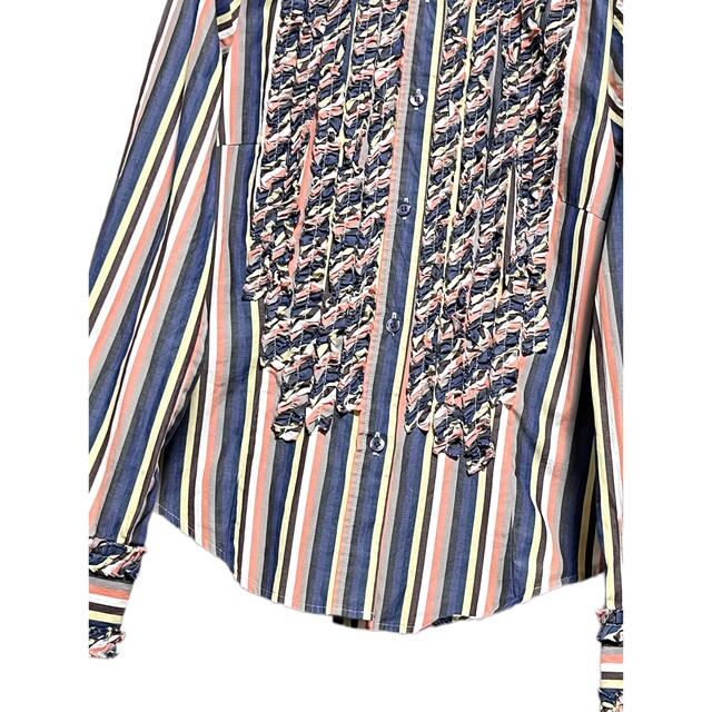 Paul Smith 匿名発送 美品 Paul Smith マルチストライプフリルブラウス 40の通販 By エイメイン S Shop ポールスミス ならラクマ