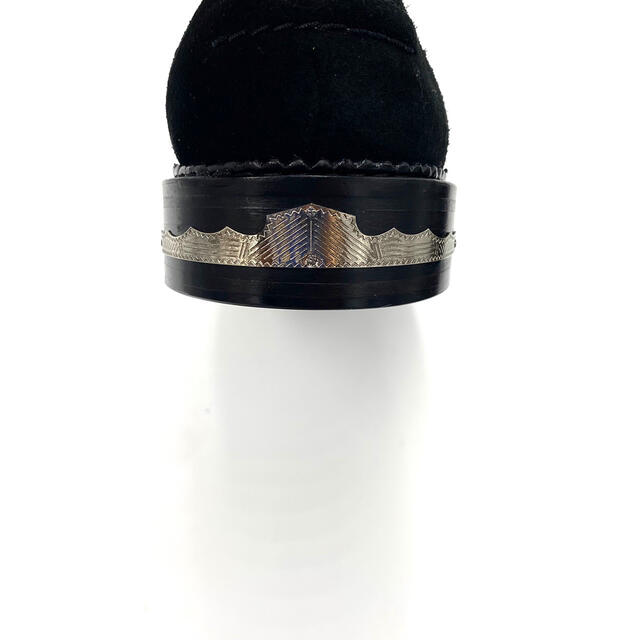 TOGA(トーガ)の41 26cm ブラックスエード TOGA VIRILIS スエード ローファー メンズの靴/シューズ(ドレス/ビジネス)の商品写真