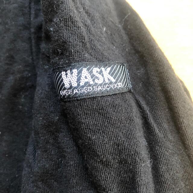 WASK(ワスク)の＊ワスク＊長袖 カットソー ロンT 黒 160cn＊ キッズ/ベビー/マタニティのキッズ服男の子用(90cm~)(Tシャツ/カットソー)の商品写真