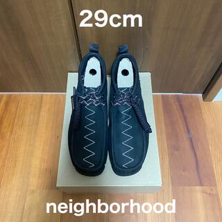 ネイバーフッド(NEIGHBORHOOD)のネイバーフッド クラークス ワラビー ブーツ 29cm ゴアテックス ブラック(ブーツ)