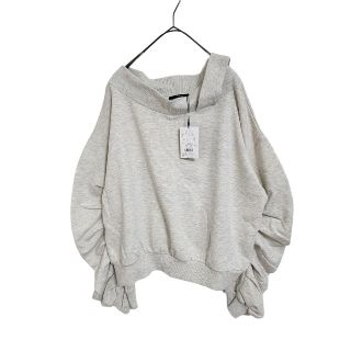 EMODA - EMODA オープンショルダールーズプルオーバーの通販 by ... SHARED EMODA/エモダ/2/М相当 プリント プルオーバートレーナー