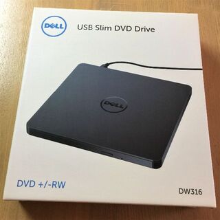 デル(DELL)の【新品 未開封】 Dell USB Slim DVD Drive DW316(PC周辺機器)